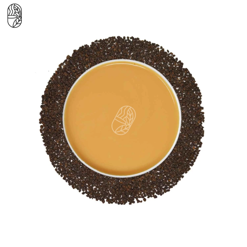 Specialty Tea — dry leaves and brewed liquor